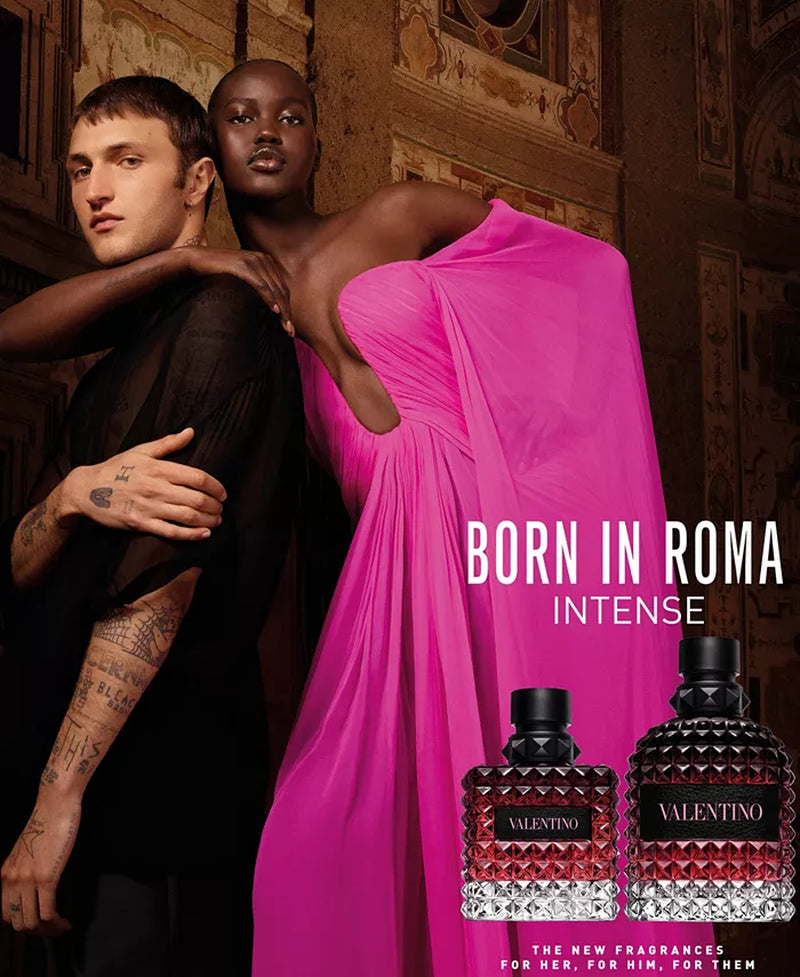 Uomo Born in Roma Intense Eau De Parfum Spray, 3.4 Oz.